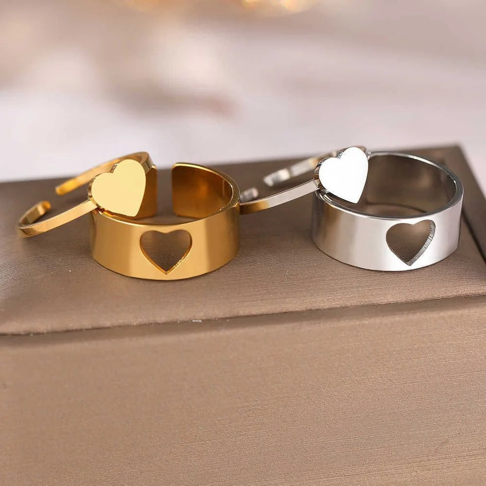 ANILLOS PROMESA PUZZLE HEART 💍❤️💍 | ENVIO TODO EL PERU