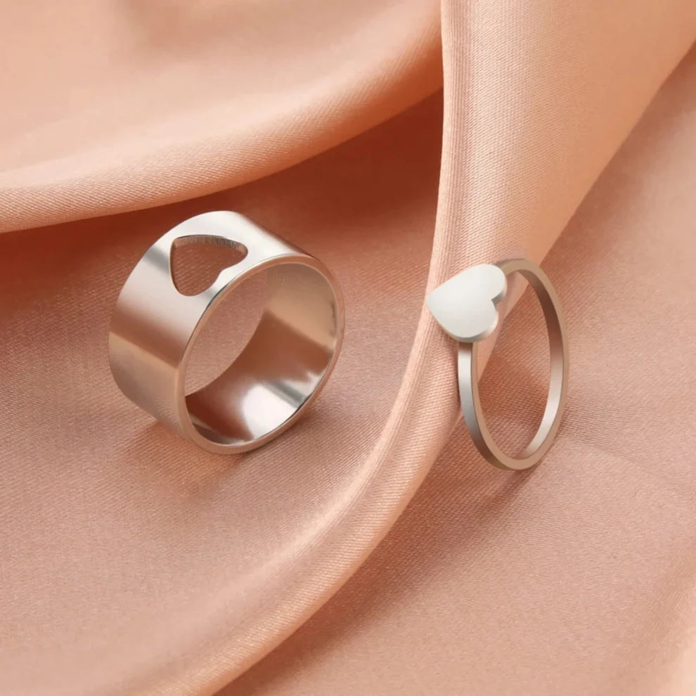 ANILLOS PROMESA PUZZLE HEART 💍❤️💍 | ENVIO TODO EL PERU