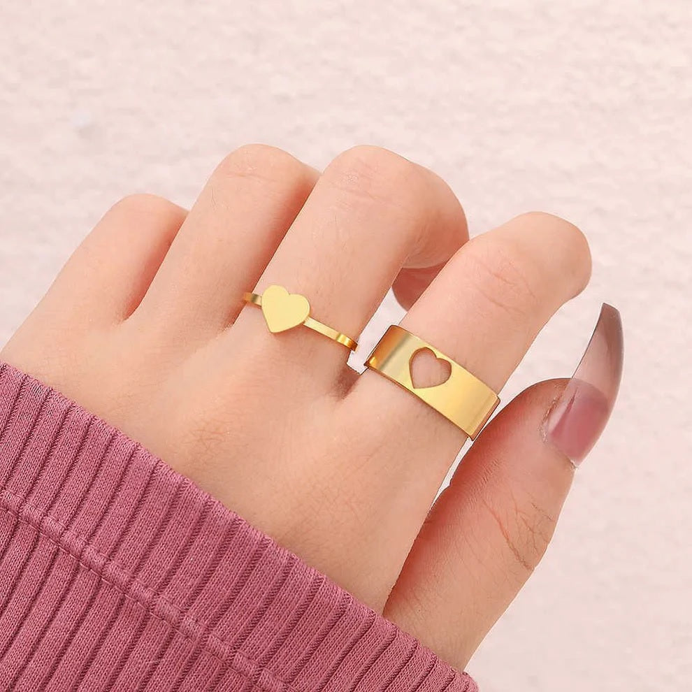 ANILLOS PROMESA PUZZLE HEART 💍❤️💍 | ENVIO TODO EL PERU